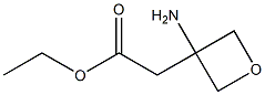 (3-amino-oxetan-3-yl)-acetic acid ethyl ester Structure