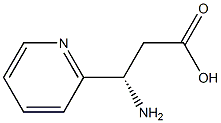 S-3-amino-3-pyridylpropionic acid 化学構造式