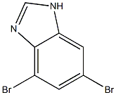 4,6-Dibromo-1H-benzoimidazole Struktur