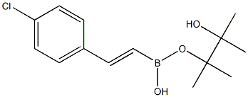 trans-2-(4-Chlorophenyl)vinylboronic acid pinacol ester Structure