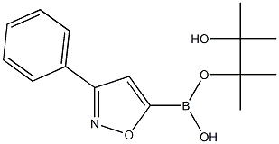 3-phenylisoxazol-5-ylboronic acid pinacol ester,,结构式