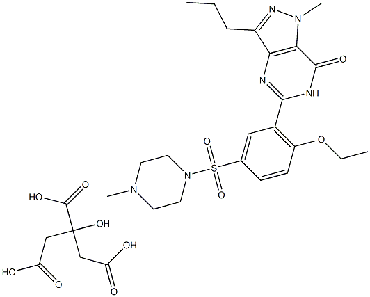 Sildenafil Citrate Tablets Struktur