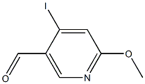 4-iodo-6-methoxynicotinaldehyde 化学構造式