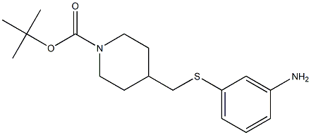 4-(3-Amino-phenylsulfanylmethyl)-piperidine-1-carboxylic acid tert-butyl ester