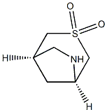 (1R,5R)-3-thia-6-azabicyclo[3.2.1]octane 3,3-dioxide Structure