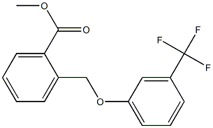 methyl 2-((3-(trifluoromethyl)phenoxy)methyl)benzoate Struktur