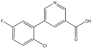  5-(2-chloro-5-fluorophenyl)pyridine-3-carboxylic acid