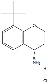 (S)-8-tert-butylchroman-4-amine hydrochloride 化学構造式