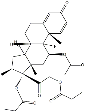 Betamethasone Acetate Structure