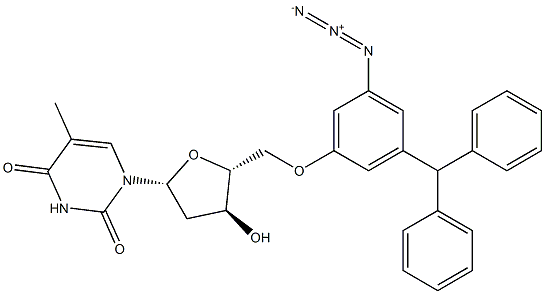 3'-azido-5'-trityl thymidine