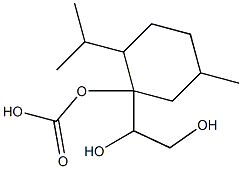 L-Mentholethyleneglycolcarbonate Struktur