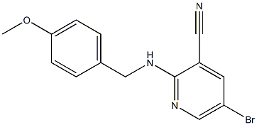 2-(4-methoxybenzylamino)-5-bromopyridine-3-carbonitrile|