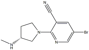 5-bromo-2-((R)-3-(methylamino)pyrrolidin-1-yl)pyridine-3-carbonitrile