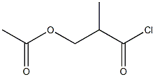 Acetoxy-isobutyric acid chloride Structure