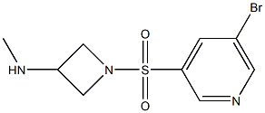  1-(5-broMopyridin-3-ylsulfonyl)-N-Methylazetidin-3-aMine