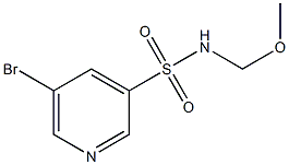 5-broMo-N-(MethoxyMethyl)pyridine-3-sulfonaMide 结构式