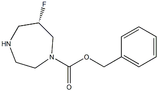 (S)-benzyl 6-fluoro-1,4-diazepane-1-carboxylate Structure