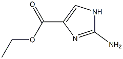 2-AMino-1H-iMidazole-4-carboxylic acid ethyl ester Struktur
