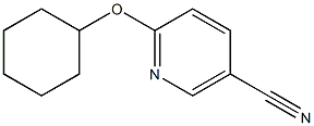 5-Cyano-2-cyclohexyloxypyridine, 97+% Structure