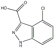 4-Chloro-1H-indazole-3-carboxylic acid Structure