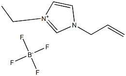 1-烯丙基-3-乙基咪唑四氟硼酸盐,,结构式