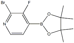 2-溴-3-氟-4-(4,4,5,5-四甲基-1,3,2-二氧硼杂环戊烷-2-基)吡啶