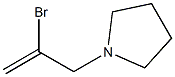 2-Bromo-3-(pyrrolidinyl)prop-1-ene,,结构式