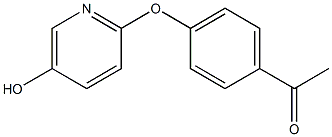 1-(4-(5-hydroxypyridin-2-yloxy)phenyl)ethanone Structure