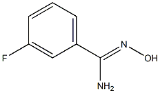 3-Fluorobenzamidoxime Structure