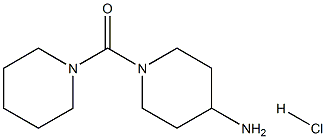 1-(Piperidin-1-ylcarbonyl)piperidin-4-amine hydrochloride,,结构式