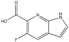 5-Fluoro-1H-pyrrolo[2,3-b]pyridine-6-carboxylic acid Structure
