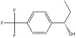 (1S)-1-[4-(Trifluoromethyl)phenyl]propan-1-ol Struktur