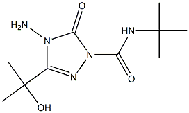 4-Amino-N-tert-butyl-3-(2-hydroxypropan-2-yl)-5-oxo-4,5-dihydro-1H-1,2,4-triazole-1-carboxamide,1266547-07-2,结构式