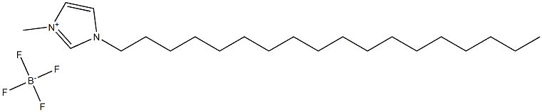 1-十八烷基-3-甲基咪唑四氟硼酸盐, , 结构式