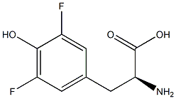 3,5-difluoro-L-tyrosine Structure
