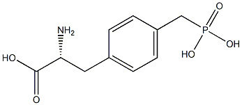 4-磷甲基-D-苯丙氨酸 结构式