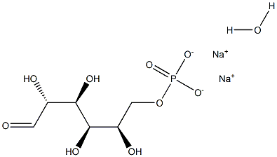 D-Glucose 6-phosphate disodium salt hydrate Struktur