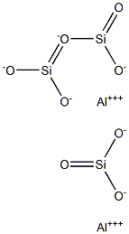 硅酸铝毡, , 结构式