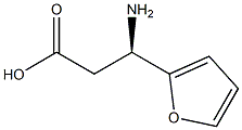 R-3-氨基-3-(2-呋喃基)丙酸, , 结构式