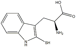 2-巯基-L-色氨酸, , 结构式