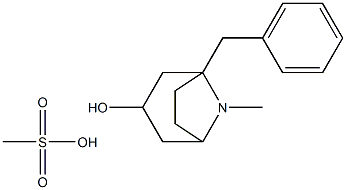 苯甲托品甲磺酸盐,,结构式