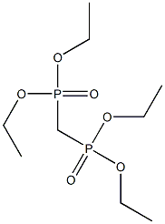 Methylene diphosphonic acid tetraethyl ester Struktur