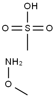 Methoxyamine methanesulfonate Struktur
