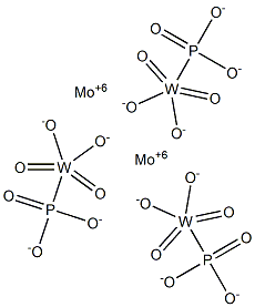 Molybdenum phosphotungstate test solution 化学構造式