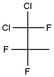 三氟二氯丙烷,,结构式