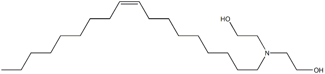 Oleyl diethanolamine Structure