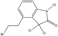  4-(2'-溴乙基)-3-氯-1,3-二氯-2H-吲哚-2-酮