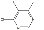 4-chloro-5-iodo-6-ethylpyrimidine Struktur