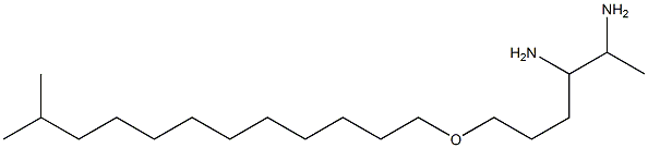 异十三烷氧基丙基丙撑二胺,,结构式