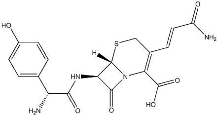 Cefprozil amide 化学構造式